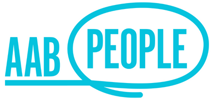 AAB People Light Blue main logo