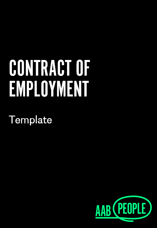 Contract of employment template