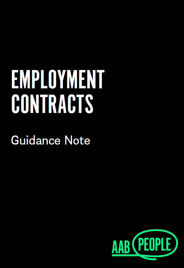 Employment contracts guidance note