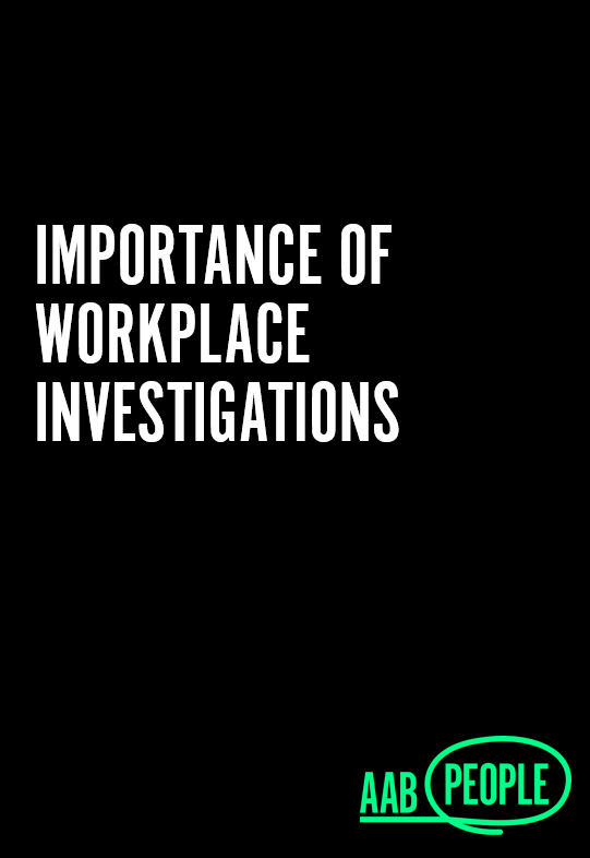 Importance of workplace investigations
